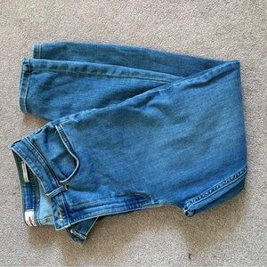 Wrangler HighWaisted Skinny Blue Denim Jeans